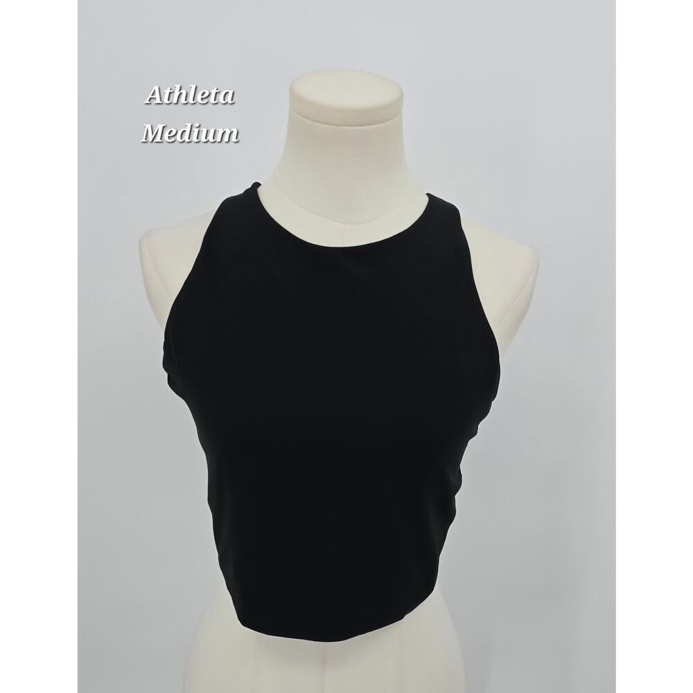 Athleta Conscious Crop – Black – Size M